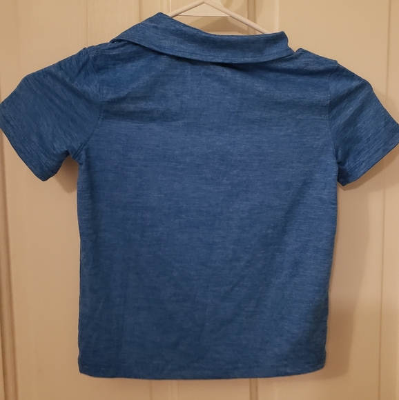 Boy's Jumping Beans Blue Performance Polo Shirt - Picture 2 of 4